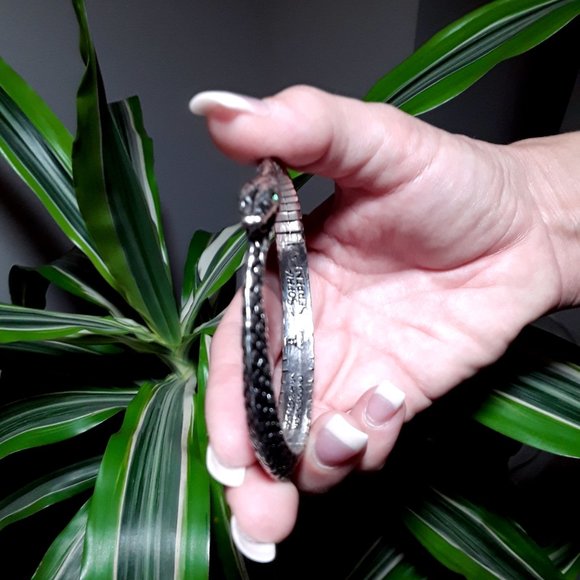 The Sophia Serpent Bangle by Alchemy of England - Picture 5 of 9